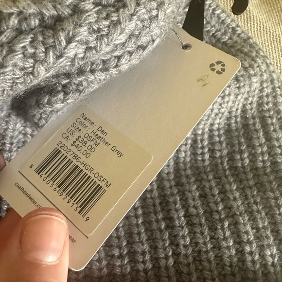 Coal beanie hat OS. New with tag :) - Picture 2 of 3